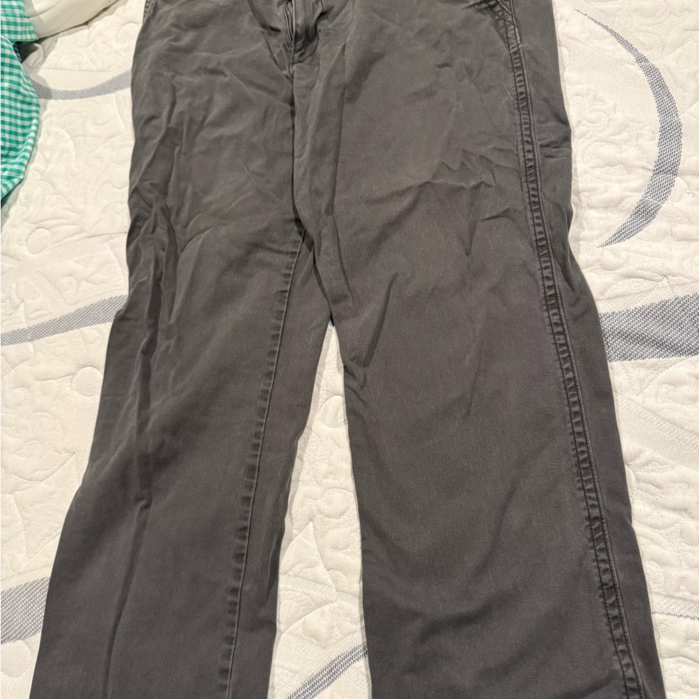 Old Navy Black and Tan Khakis